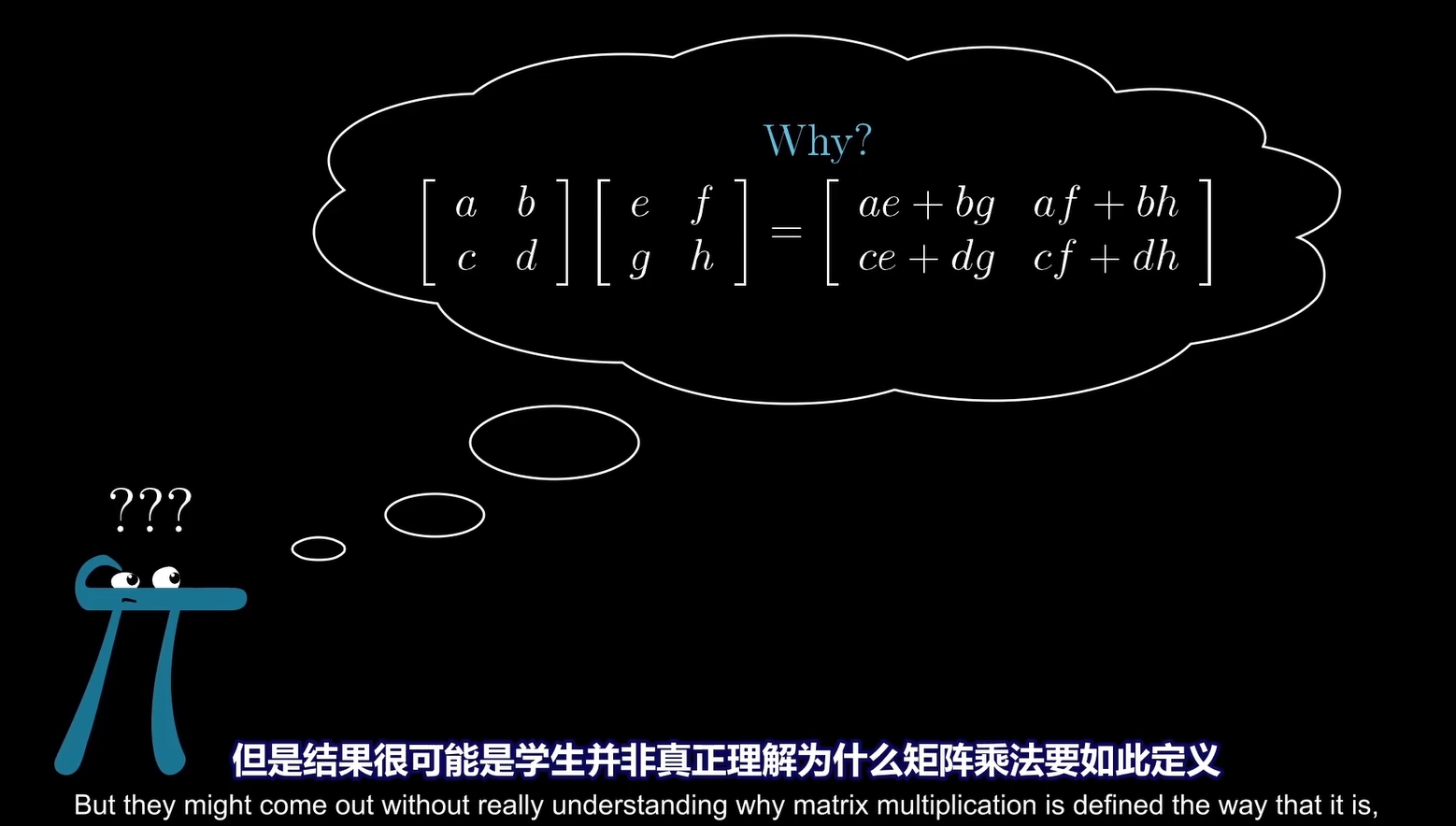 【线性代数的本质】合集-转载于3Blue1Brown官方双语_P1-序言